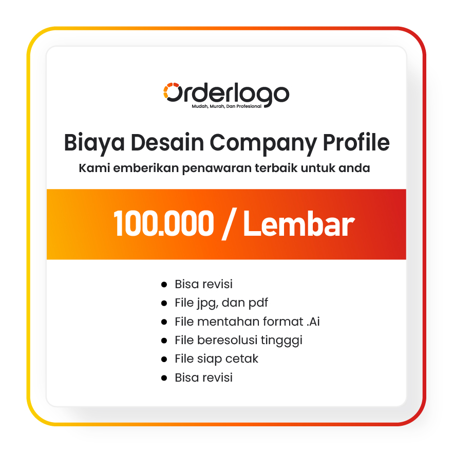 biaya desain company profile